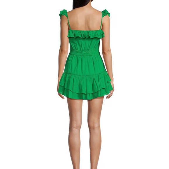 Green Ruffle romper - Picture 2 of 5